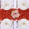 Terracotta Chiffon Table Runner 30 x 120 Inches Romantic Chiffon Table Runner for Wedding Decorations Baby Shower and Birthday Party Christmas Cake Table Decorations